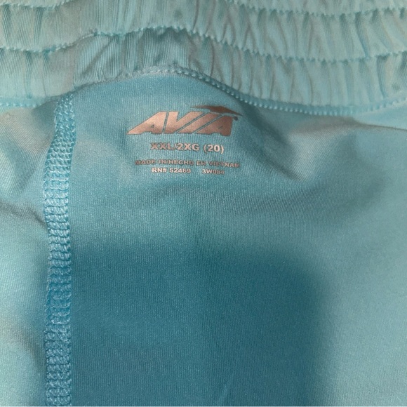 Avia Running Shorts Women’s Size XXL (20) Multicolor Biker Lined Comfort - Picture 8 of 8